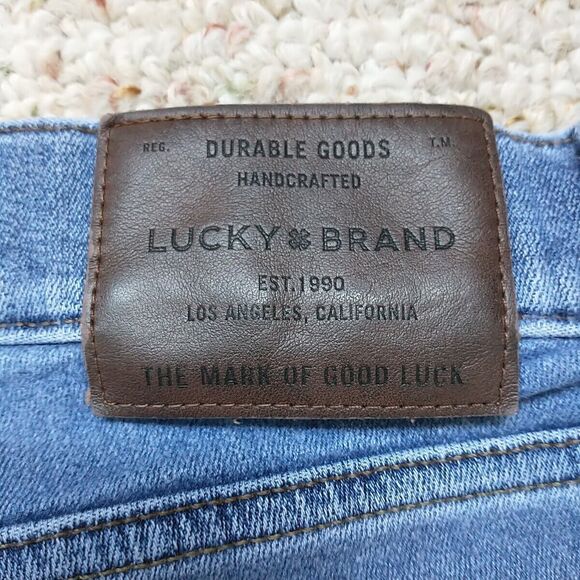 Lucky Brand Jeans 363 Straight Men 34x30/32x28" Blue Stretch Denim - Picture 11 of 11